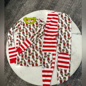GRINCH pajama set by Hanna Anderson size 8